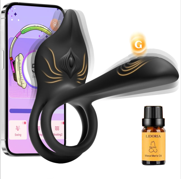🔥🎁Enchanted Girl Luxe Smart Vibrating Ring – App-Controlled Pleasure for Couples 💫